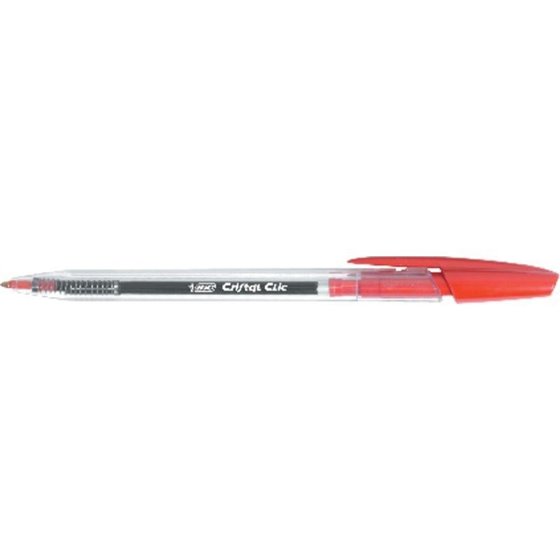 Bolígrafo BIC Cristal Clic Color Rojo