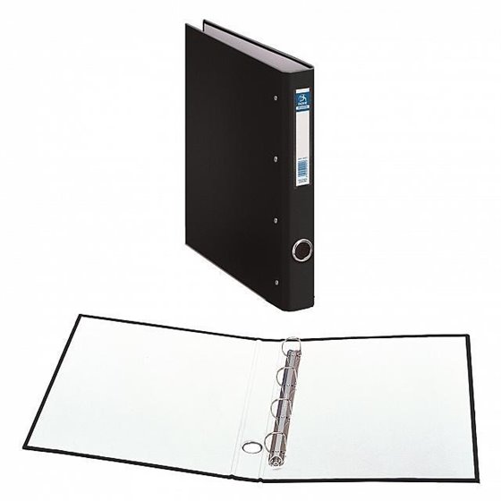 Carpeta Archivador DOHE Folio 4 Anillas 25 mm. Color Negro