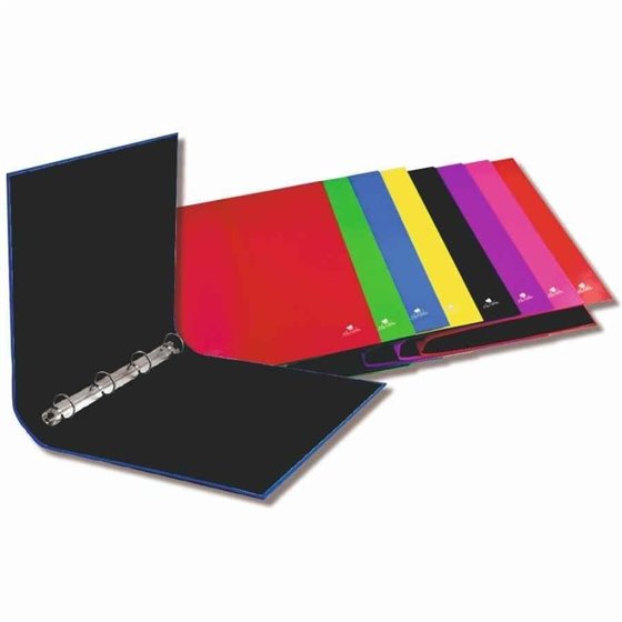 Carpeta Archivador MARIOLA Folio 4 Anillas 40 mm. Color Magenta