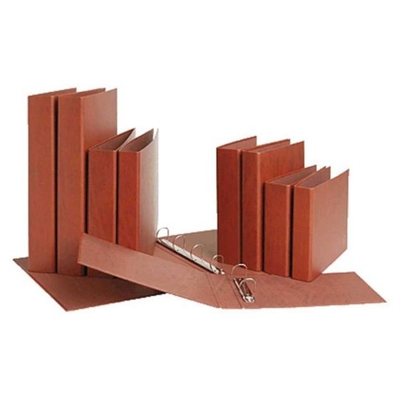 Carpeta Archivador MARIOLA Folio Apaisado Cuero Modelo 2 anillas 40 mm.