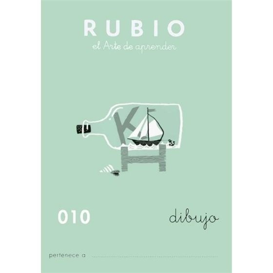 Cuaderno Aprendizaje RUBIO Dibujo Modelo Nº 010