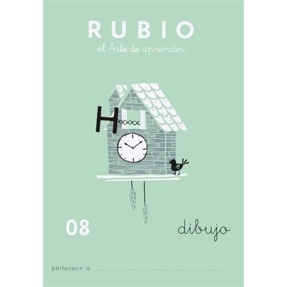 Cuaderno Aprendizaje RUBIO Dibujo Modelo Nº 08