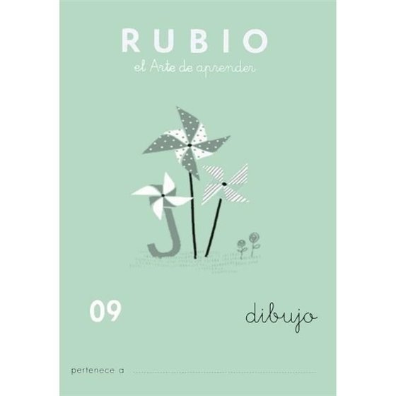 Cuaderno Aprendizaje RUBIO Dibujo Modelo Nº 09