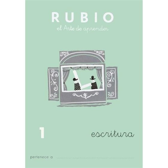 Cuaderno Aprendizaje RUBIO Escritura Modelo Nº 1