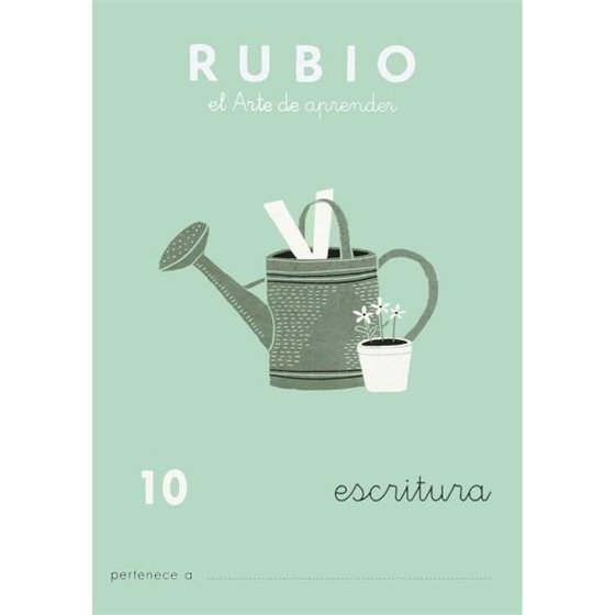 Cuaderno Aprendizaje RUBIO Escritura Modelo Nº 10