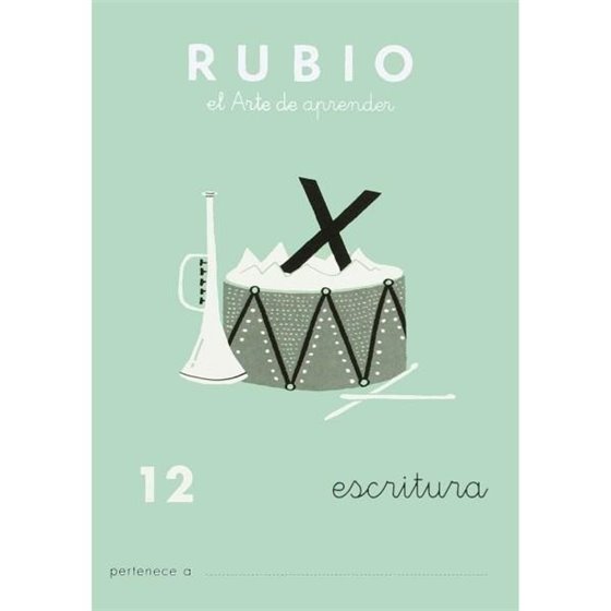 Cuaderno Aprendizaje RUBIO Escritura Modelo Nº 12