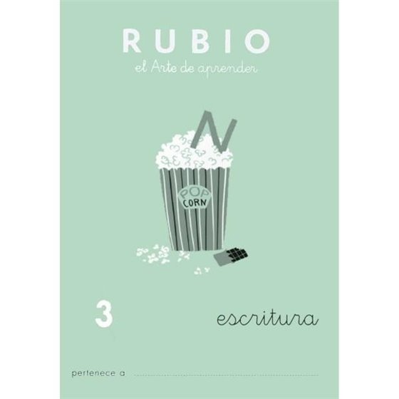 Cuaderno Aprendizaje RUBIO Escritura Modelo Nº 3