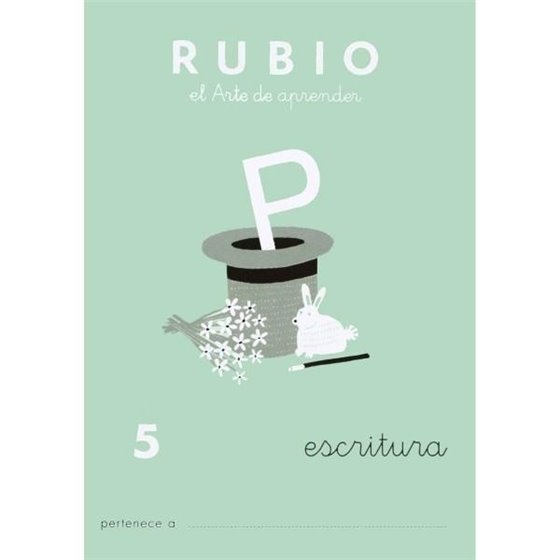 Cuaderno Aprendizaje RUBIO Escritura Modelo Nº 5