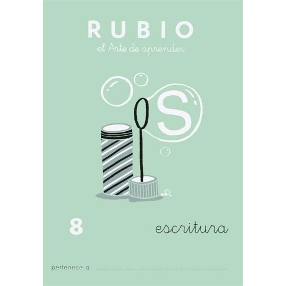 Cuaderno Aprendizaje RUBIO Escritura Modelo Nº 8