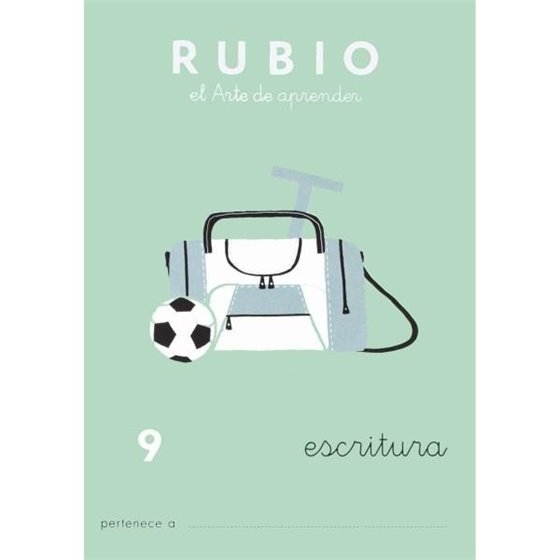 Cuaderno Aprendizaje RUBIO Escritura Modelo Nº 9