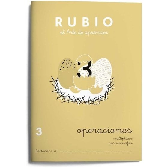 Cuaderno Aprendizaje RUBIO Operaciones Modelo Nº 3