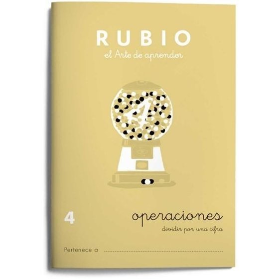 Cuaderno Aprendizaje RUBIO Operaciones Modelo Nº 4