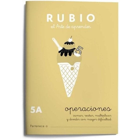 Cuaderno Aprendizaje RUBIO Operaciones Modelo Nº 5A