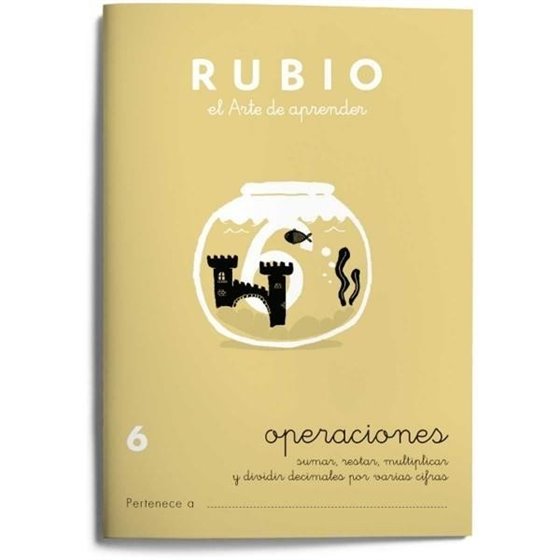 Cuaderno Aprendizaje RUBIO Operaciones Modelo Nº 6