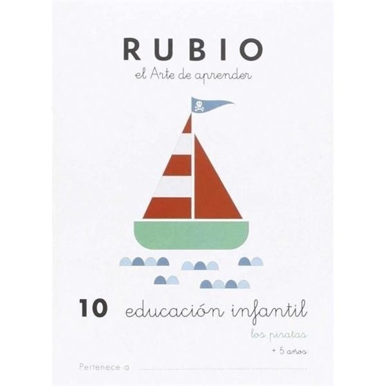 Cuaderno Aprendizaje RUBIO Preescolar Modelo Nº 10