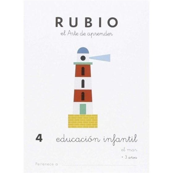 Cuaderno Aprendizaje RUBIO Preescolar Modelo Nº 4