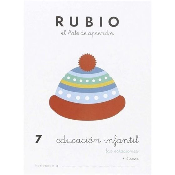 Cuaderno Aprendizaje RUBIO Preescolar Modelo Nº 7