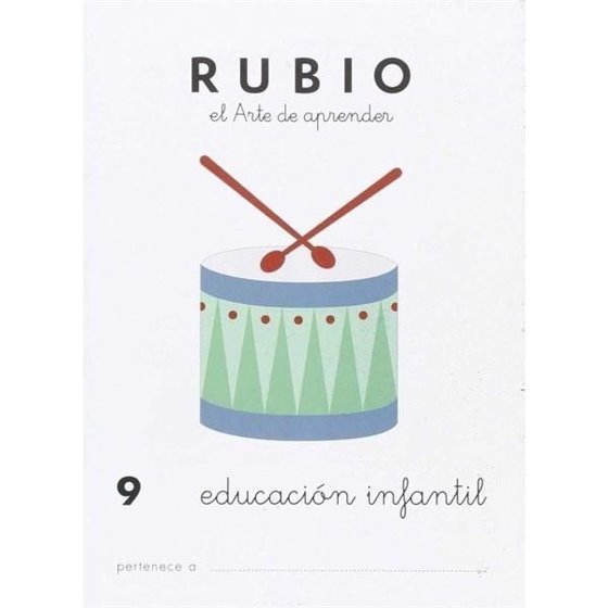 Cuaderno Aprendizaje RUBIO Preescolar Modelo Nº 9