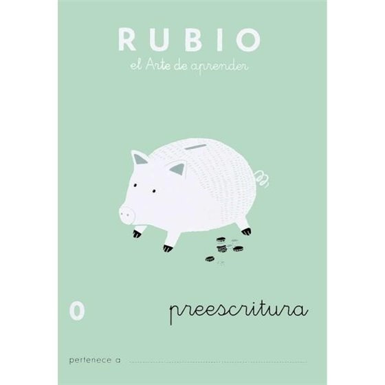 Cuaderno Aprendizaje RUBIO Preescritura Modelo Nº 0