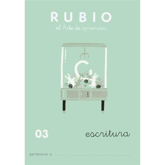 Cuaderno Aprendizaje RUBIO Preescritura Modelo Nº 03
