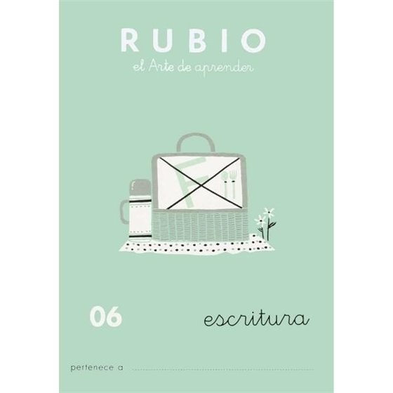 Cuaderno Aprendizaje RUBIO Preescritura Modelo Nº 06