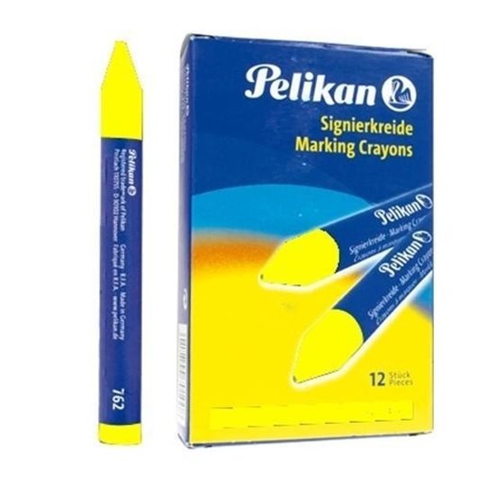 Barra Cera De Marcar 762 PELIKAN Caja x12 Color Amarillo