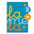 Bloc LAMELA Folio 80 Hojas 90 g. Tapa Plástico Cuadrovía 3 mm. Color Azul