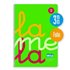 Bloc LAMELA Folio 80 Hojas 90 g. Tapa Plástico Cuadrovía 3 mm. Color Verde