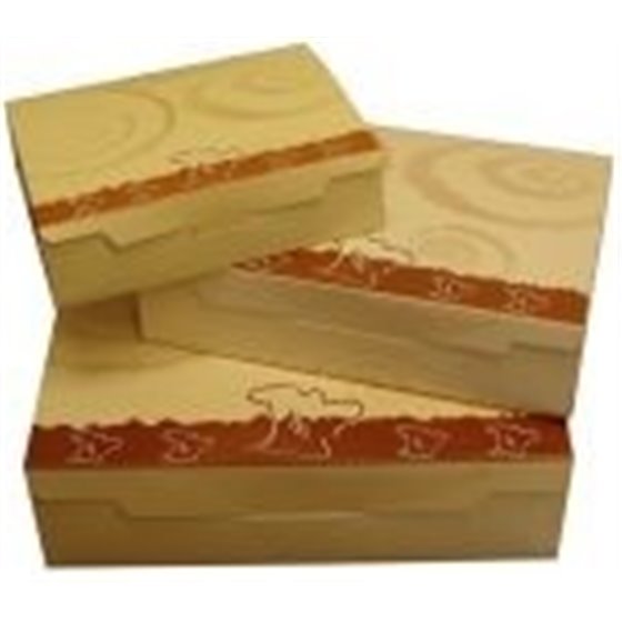 Caja Confiteria Cartón Tamaño 19,5 x 13,5 x 5 cm.
