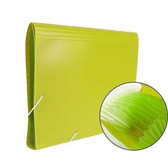 Carpeta Clasificadora Goma PRYSE Fuelle Color Amarillo