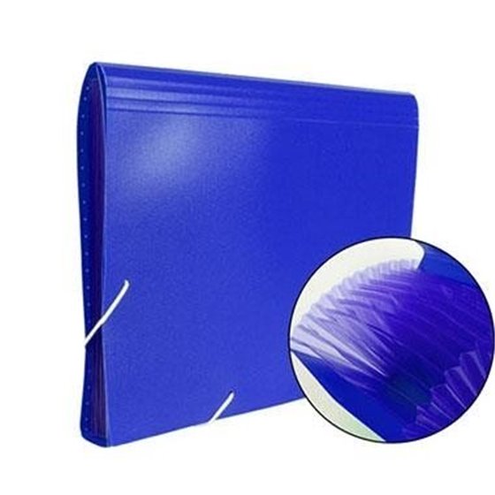 Carpeta Clasificadora Goma PRYSE Fuelle Color Azul