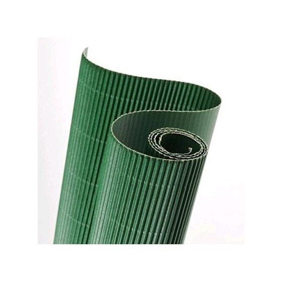 Cartón Ondulado CANSON 300 g/m2 Rollo 50 x 70 cm. Color Verde