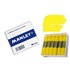 Cera Blanda MANLEY Caja x12 Unicolor Color Amarillo Limón