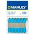 Cera Blanda MANLEY Caja x12 Unicolor Color Azul Cobalto