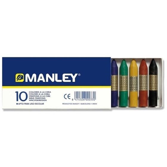 Cera Blanda MANLEY Envase 10 COLORES