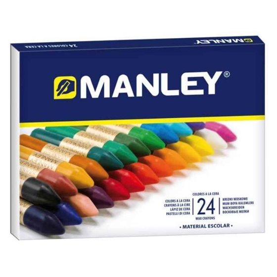 Cera Blanda MANLEY Envase 24 COLORES