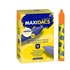 Ceras Blandas MAXIDACS Caja x12 Unicolor Color Naranja