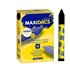 Ceras Blandas MAXIDACS Caja x12 Unicolor Color Negro