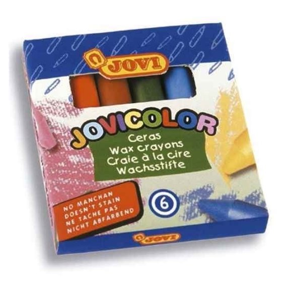 Ceras JOVI Jovicolor Envase 6 COLORES