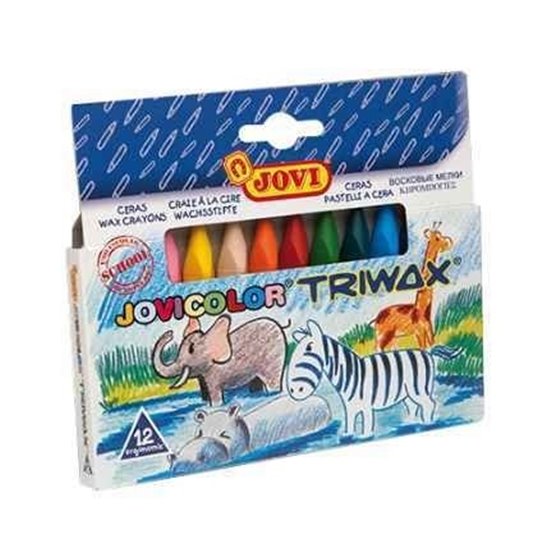 Ceras JOVI Triwax Envase 12 COLORES