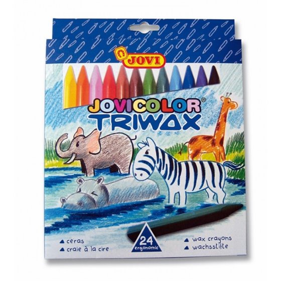 Ceras JOVI Triwax Envase 24 COLORES