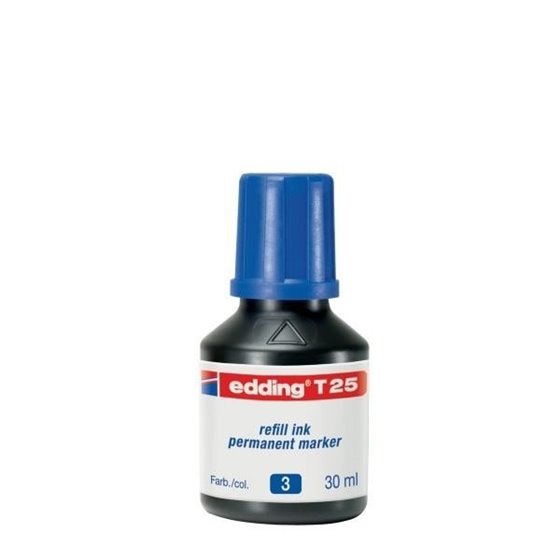 Frasco Tinta EDDING T-25 30 ml. Color Azul