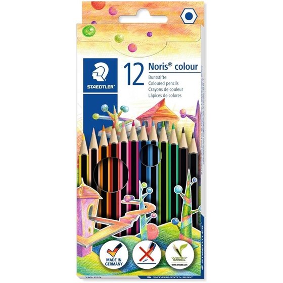 Lápices Colores STAEDTLER Noris Colour Envase 12 COLORES