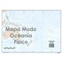 Mapa Mudo SELVI Físico Din-A4 Modelo Oceanía