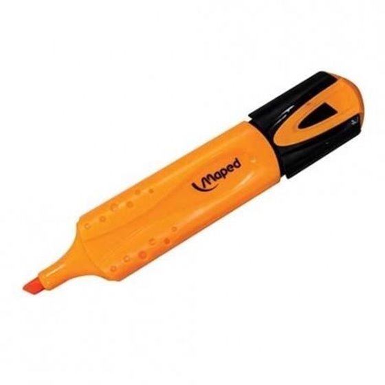 Marcador Fluorescente MAPED Fluo Peps Color Naranja