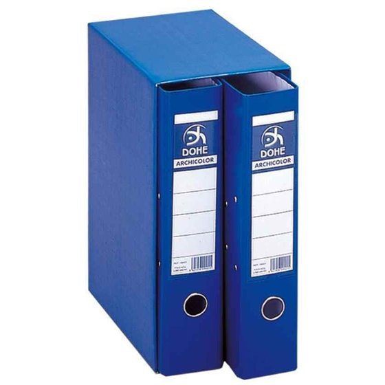Módulo 2 Carpetas DOHE Folio 70 mm. Color Azul