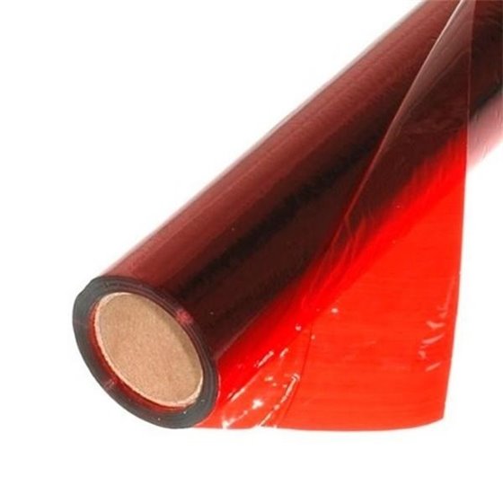 Papel Celofán SADIPAL Rollo x25 Hojas 50 x 65 cm. Color Rojo