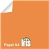 Papel Color IRIS 80 g. Paquete x100 Hojas Color Naranja