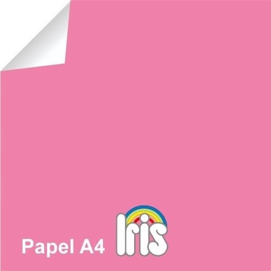 Papel Color IRIS 80 g. Paquete x100 Hojas Color Rosa