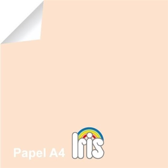 Papel Color IRIS 80 g. Paquete x100 Hojas Color Salmón